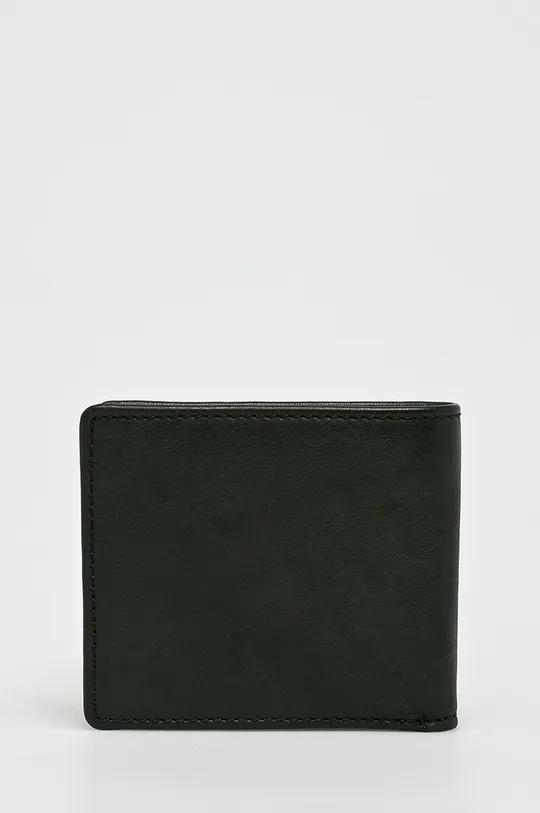 Pepe Jeans - Шкіряний гаманець чорний