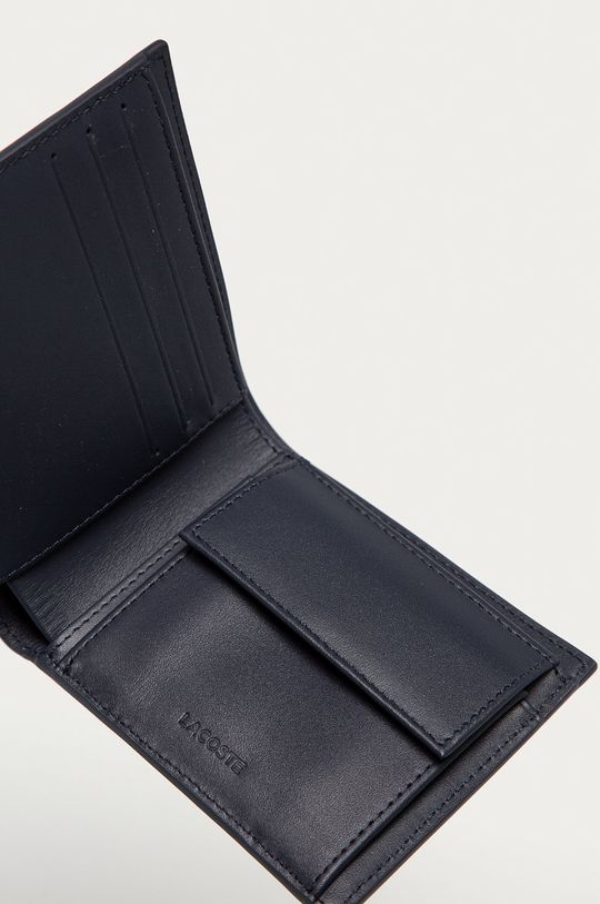 Lacoste - Kožená peňaženka  Podšívka: 100% Polyamid Základná látka: 100% Prírodná koža