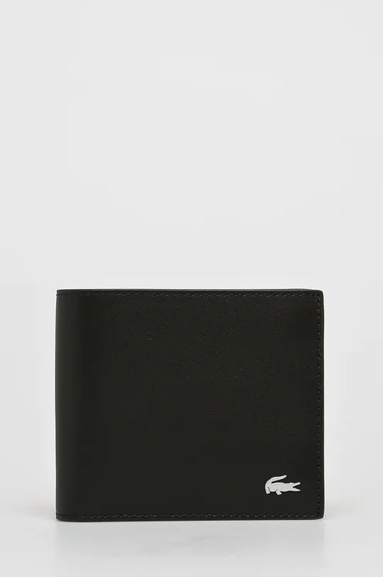 hnedá Lacoste - Kožená peňaženka Pánsky