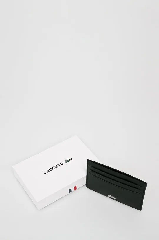 Lacoste - Kožni novčanik  Postava: 100% Poliamid Temeljni materijal: 100% Prirodna koža