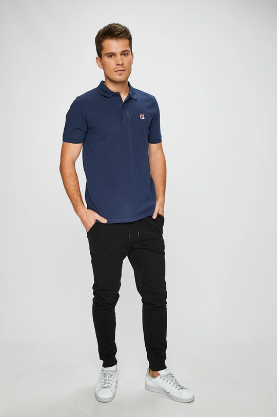 Îmbrăcăminte Fila - Tricou Polo 682394 bleumarin