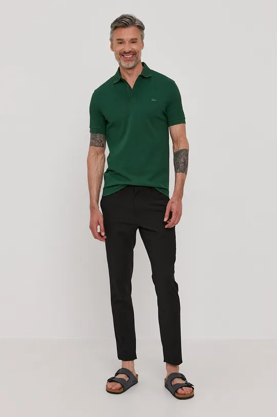 Polo tričko Lacoste zelená