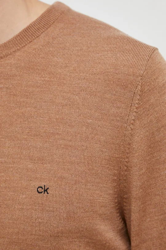 Calvin Klein - Sweter wełniany Męski