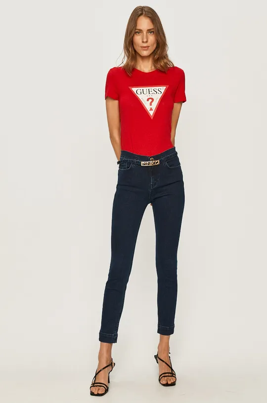 Guess Jeans - Top červená