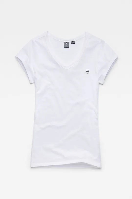 biały G-Star Raw T-shirt D04434.2757