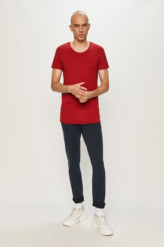 Jack & Jones - T-shirt czerwony