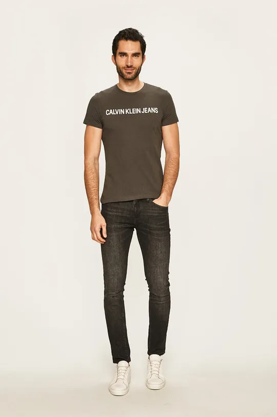 Calvin Klein Jeans - T-shirt J30J307856 szary