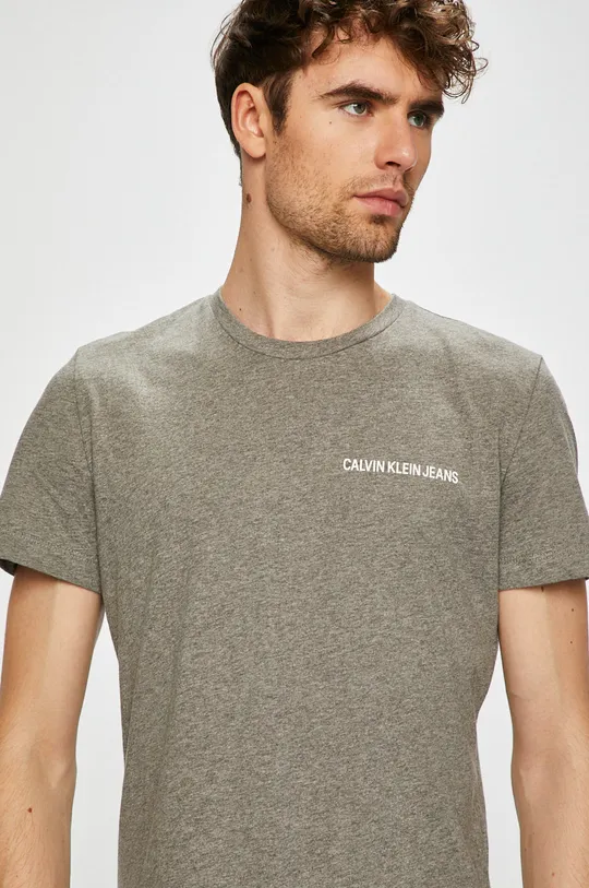 szürke Calvin Klein Jeans - T-shirt
