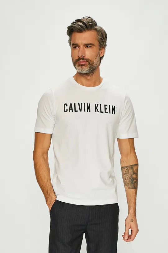 biela Calvin Klein Performance - Pánske tričko