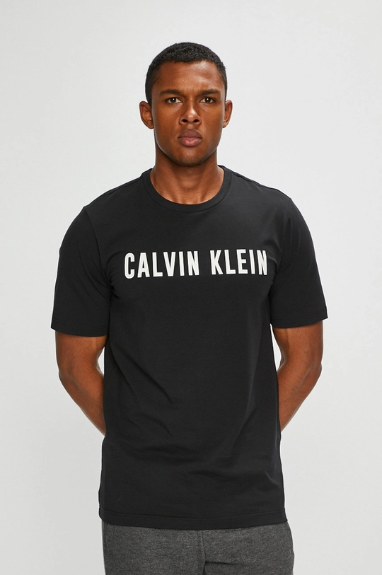 czarny Calvin Klein Performance - T-shirt Męski