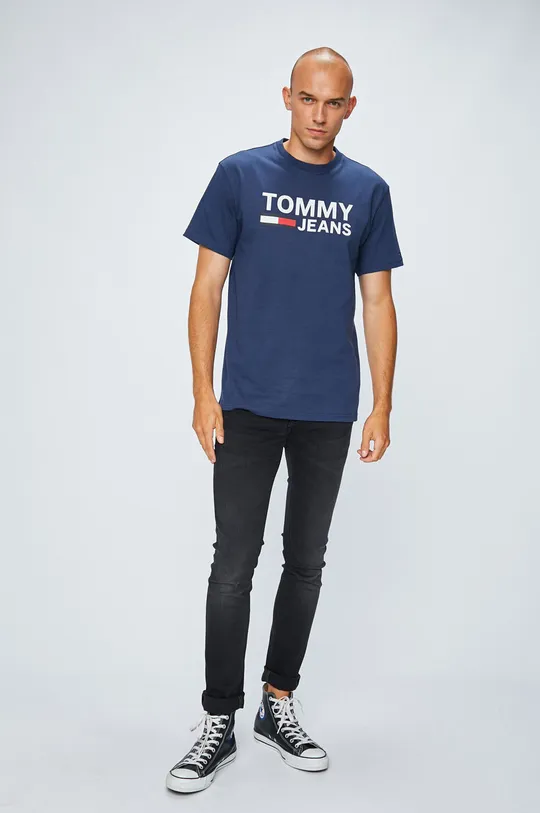 Tommy Jeans - T-shirt sötétkék