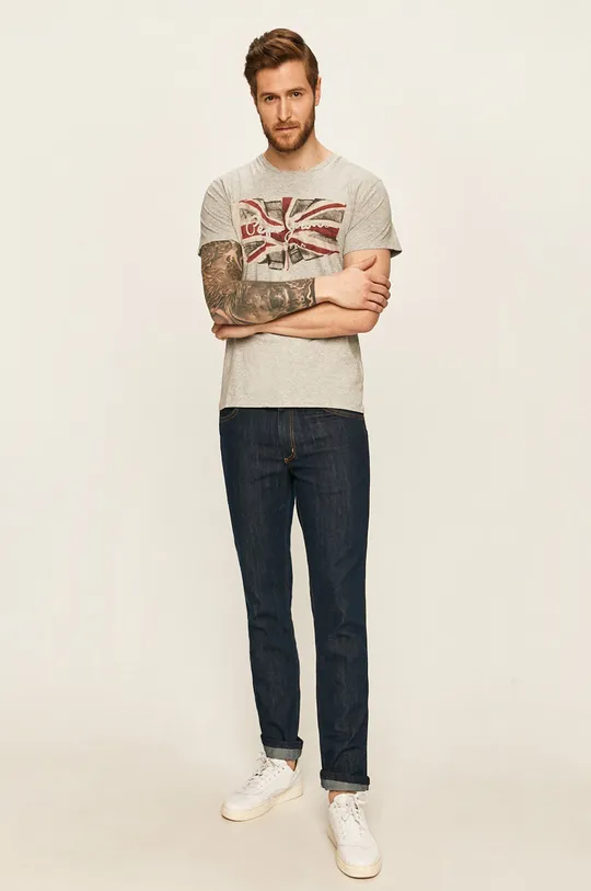 Pepe Jeans - Pánske tričko sivá