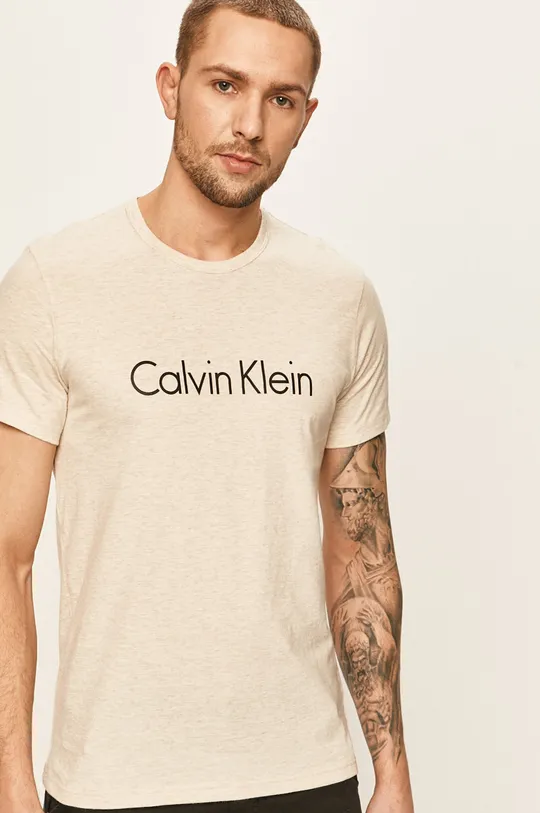 béžová Calvin Klein Underwear - Pánske tričko