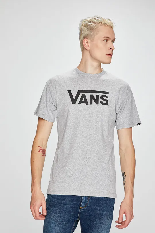 szary Vans - T-shirt Męski