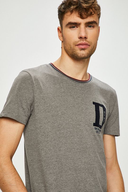 sivá Tom Tailor Denim - Pánske tričko