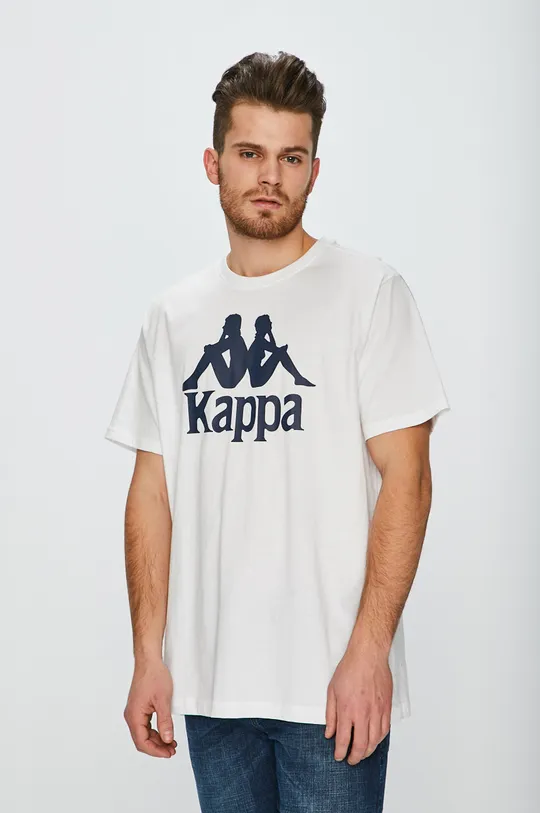 biela Kappa - Pánske tričko Pánsky