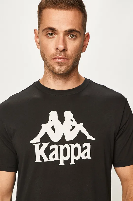 čierna Kappa - Pánske tričko Pánsky