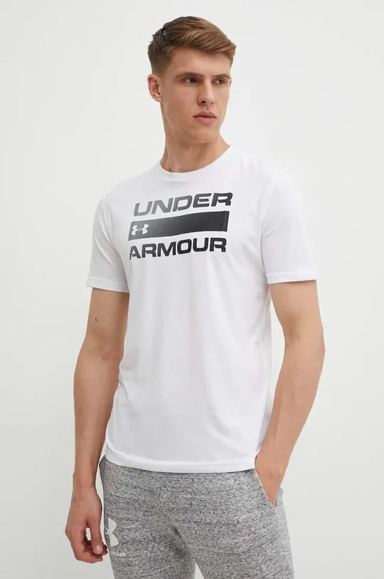 biały Under Armour t-shirt Męski