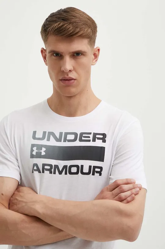 biały Under Armour t-shirt