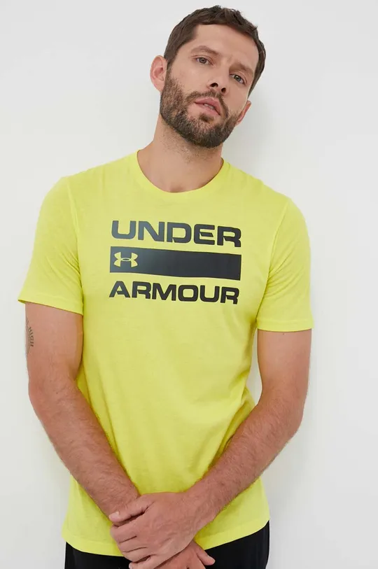 κίτρινο Μπλουζάκι Under Armour