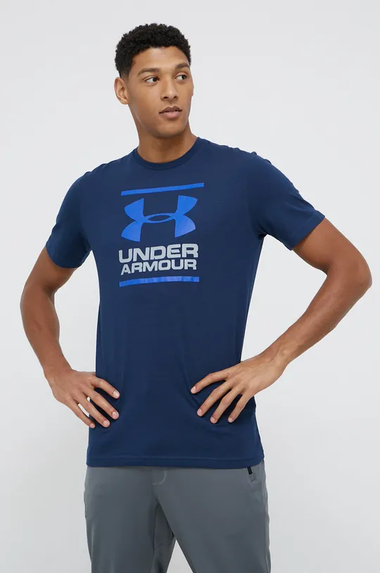 σκούρο μπλε Under Armour - Μπλουζάκι Ανδρικά