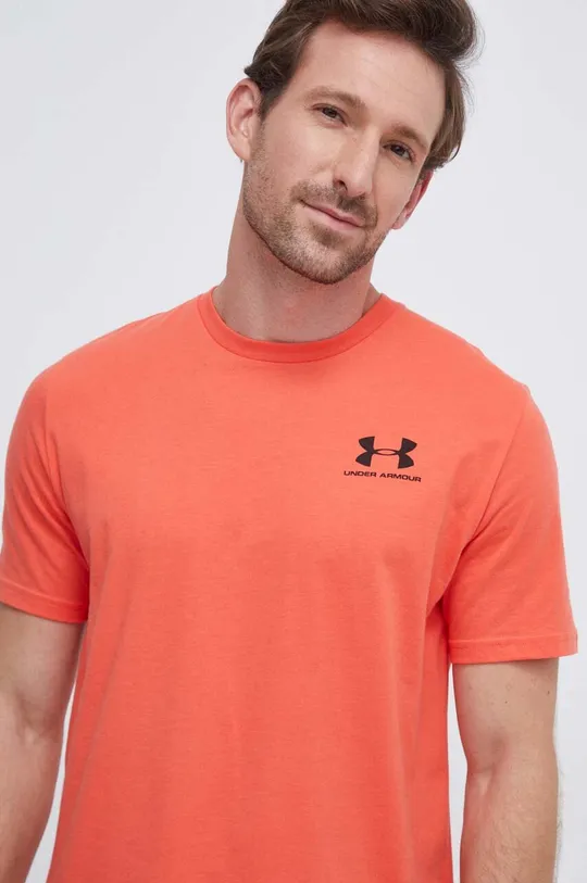 arancione Under Armour t-shirt Uomo