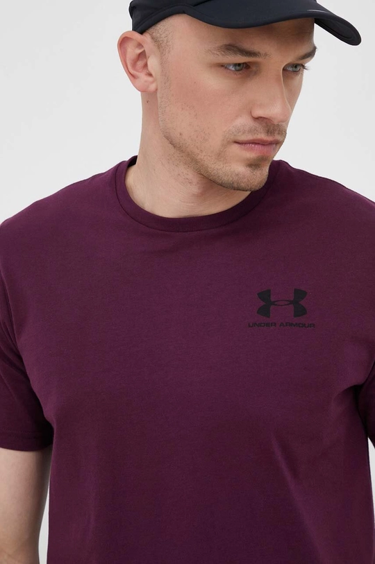 fioletowy Under Armour t-shirt Męski