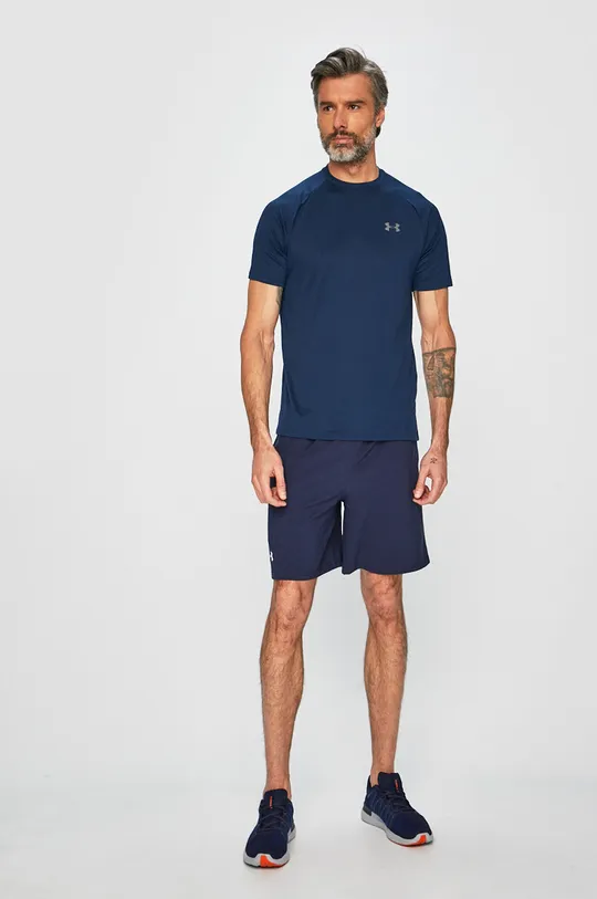 Under Armour t-shirt treningowy Tech 2.0 granatowy