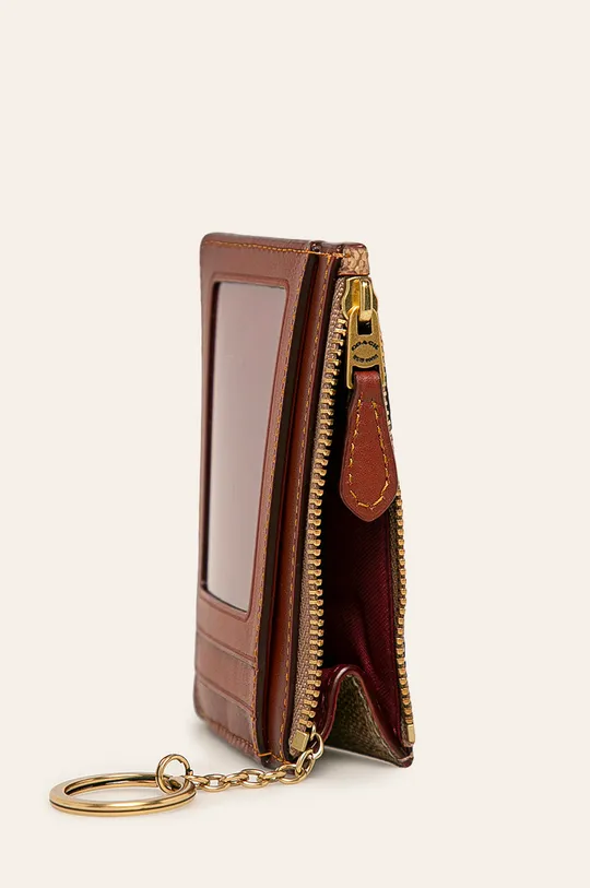 Coach - Kožená peňaženka hnedá