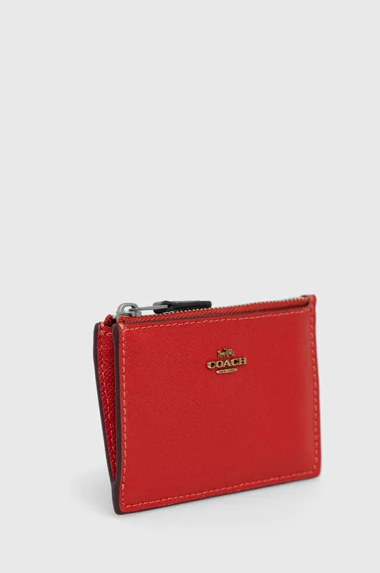 Δερμάτινο πορτοφόλι Coach κόκκινο