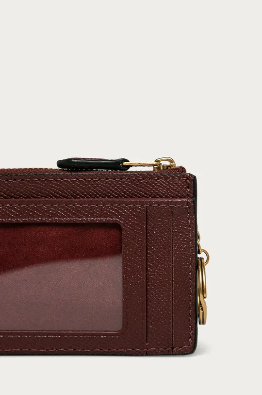 burgundské Kožená peňaženka Coach