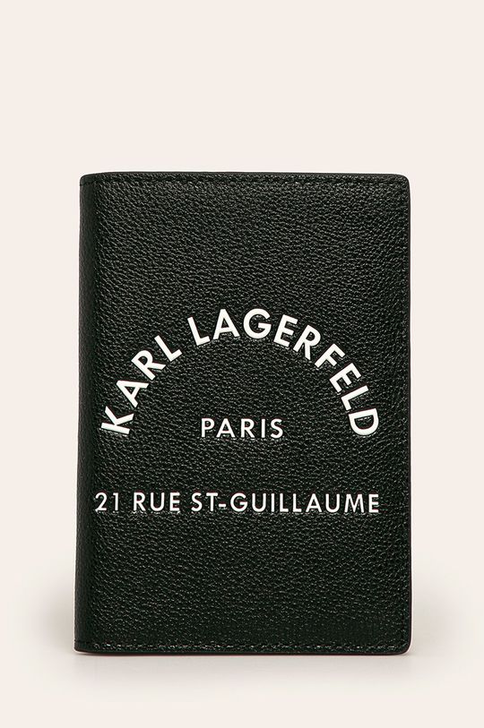 negru Karl Lagerfeld - Portofel de piele De femei