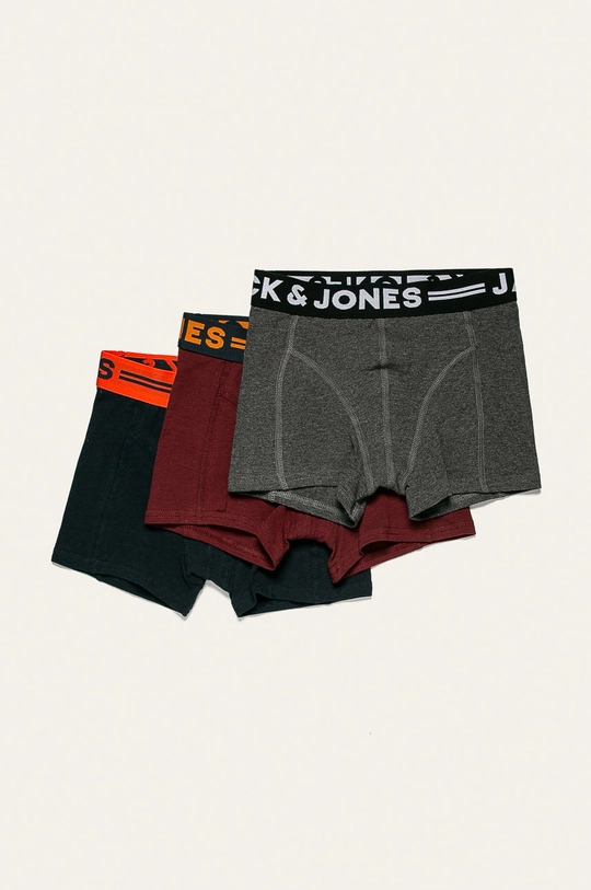 sivá Jack & Jones - Detské boxerky 128-164 cm (3 pak) Chlapčenský