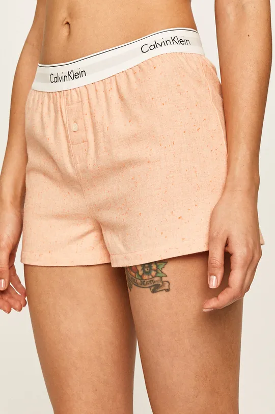 oranžová Calvin Klein Underwear - Pyžamové šortky Dámsky