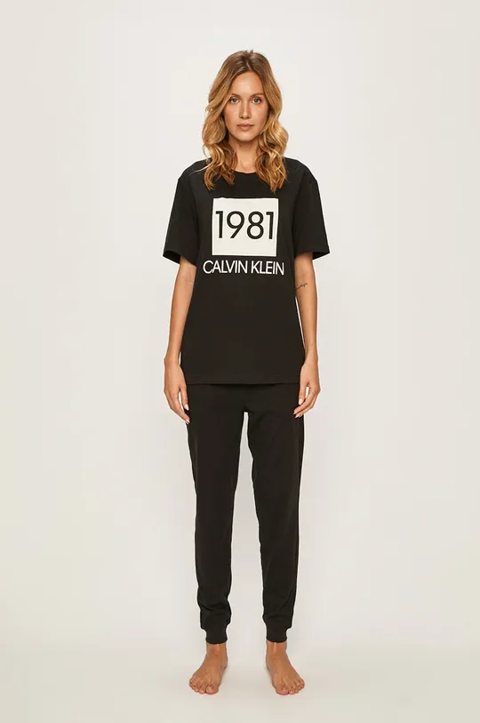 Calvin Klein Underwear - Pyžamové legíny čierna