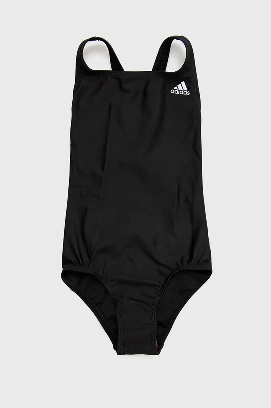 čierna adidas Performance - Detské plavky 92-170 cm DY5923 Dievčenský