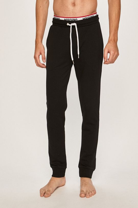 čierna Moschino Underwear - Pyžamové nohavice Pánsky