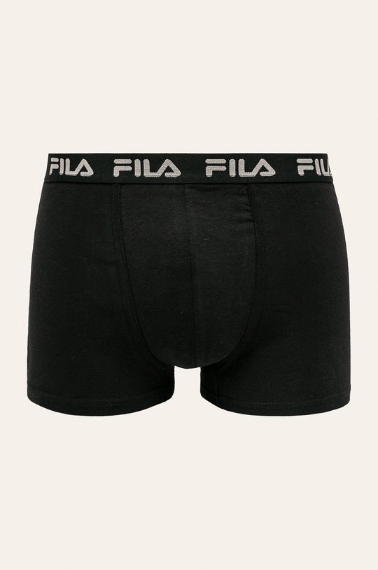 czarny Fila bokserki (2-pack) Męski