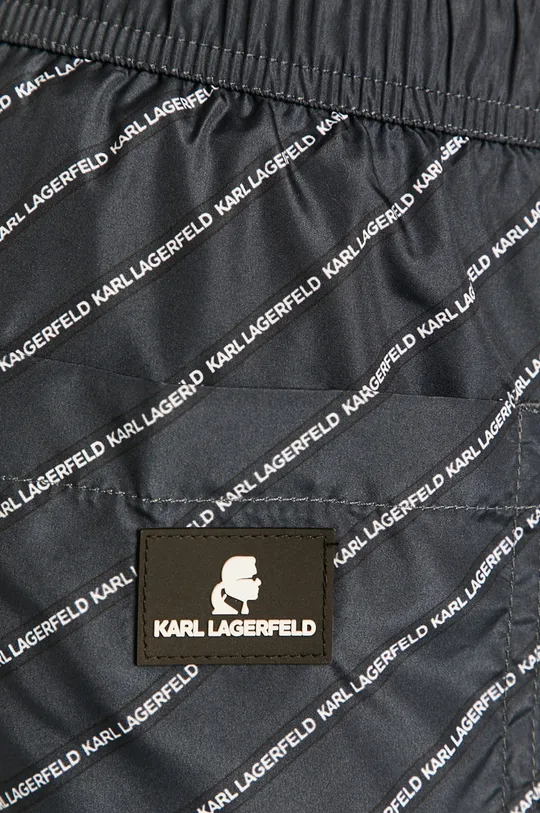 granatowy Karl Lagerfeld - Szorty kąpielowe KL19MBM05