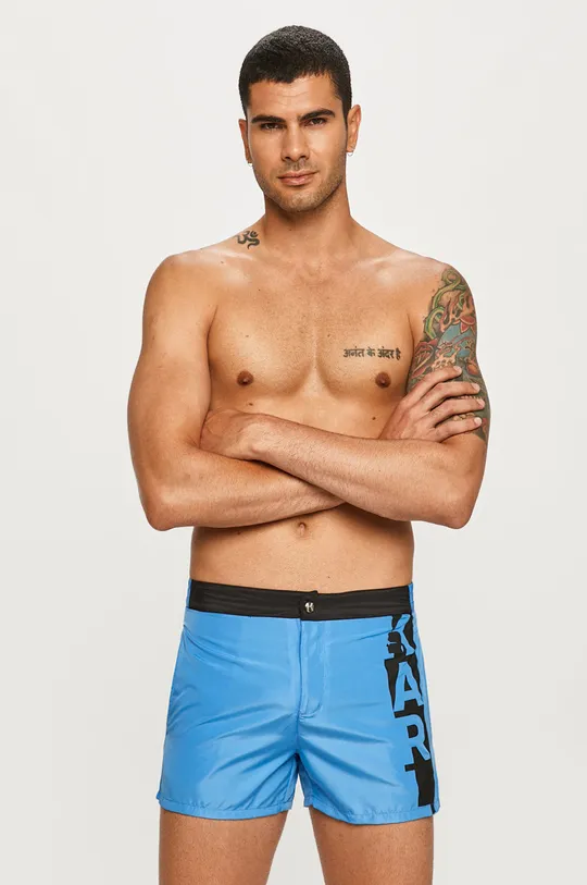 plava Karl Lagerfeld - kratke hlače za kupanje Muški