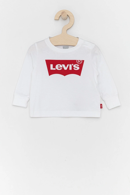 bela Levi's otroški longsleeve 62-98 cm Fantovski