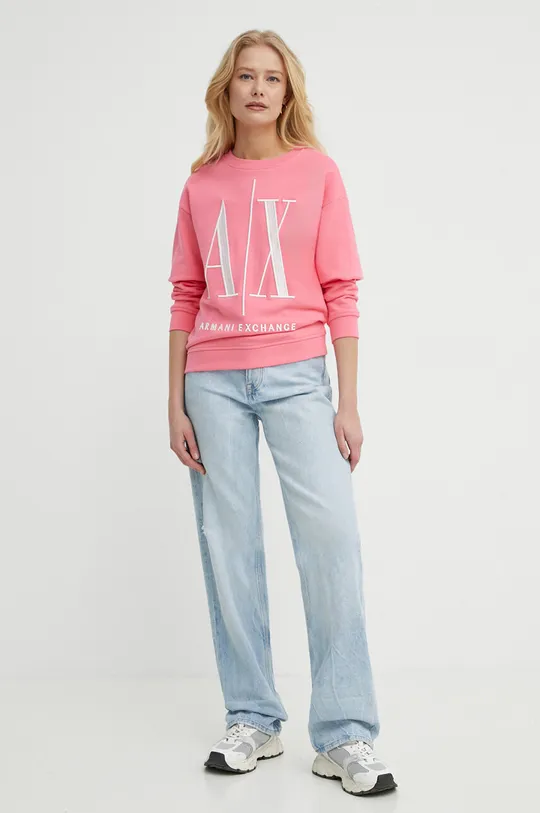 ροζ Armani Exchange μπλούζα Γυναικεία