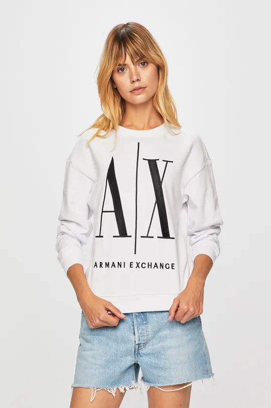 λευκό Armani Exchange - Μπλούζα Γυναικεία