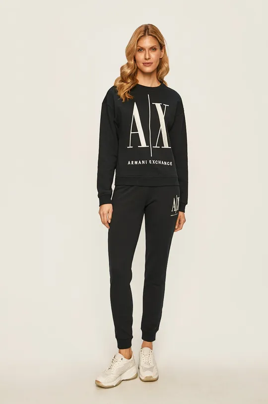 Armani Exchange – Bluza granatowy