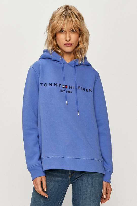 modrá Tommy Hilfiger - Mikina Dámsky