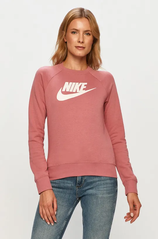 ružová Nike Sportswear - Mikina Dámsky
