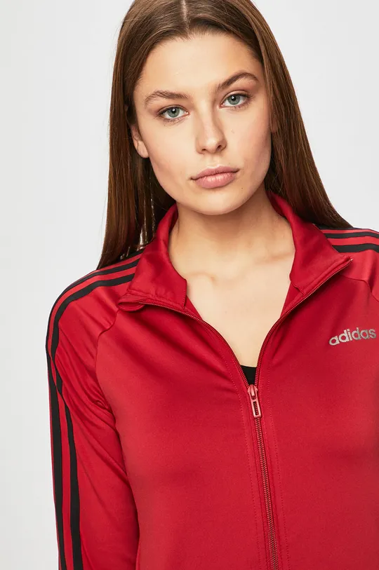 czerwony adidas - Bluza EI5528
