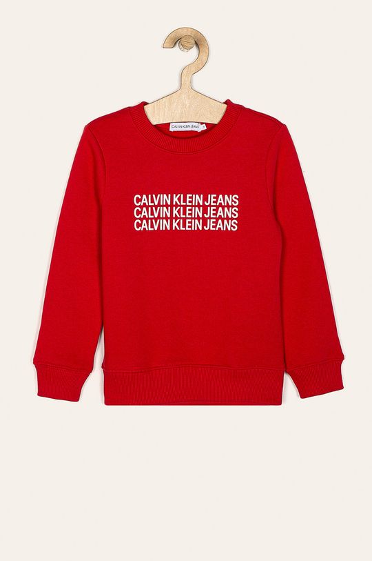 červená Calvin Klein Jeans - Detská mikina 104-176 cm Dievčenský