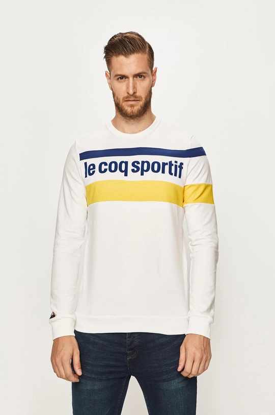 biela Le Coq Sportif - Mikina Pánsky