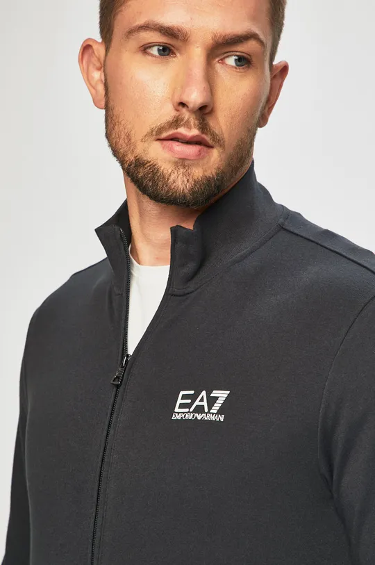siva EA7 Emporio Armani pulover Moški